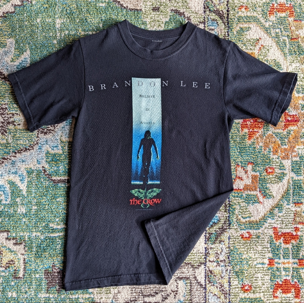 2007 The Crow Movie - Believe In Angels Brandon Lee VTG Graphic Tee